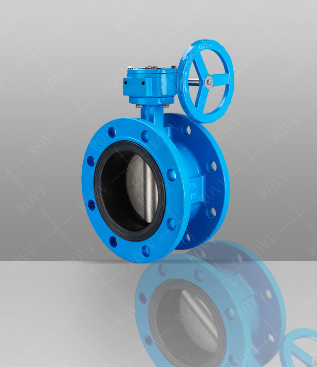 Flange Center Plate Butterfly Valve (Worm Gear)