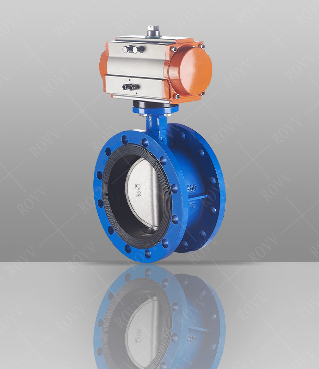 Flange Center Plate Butterfly Valve（Pneumatic）
