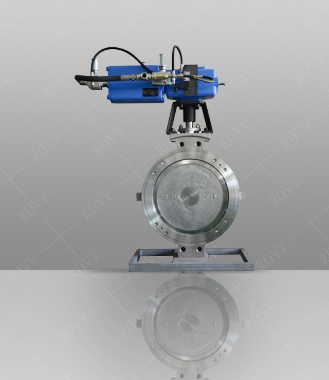 High performance Double-eccentric wafer Pneumatic Butterfly Valve with Metso B1C/J actuator in VPSA/PSA